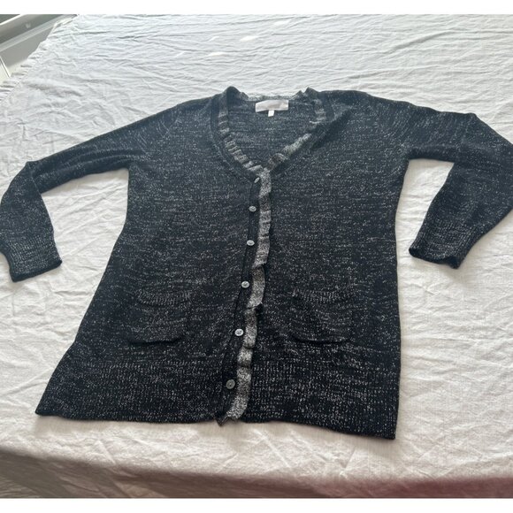 Victoria’s Secret Button Front Cardigan Cashmere Blend Sweater Long Women Large - Picture 12 of 16